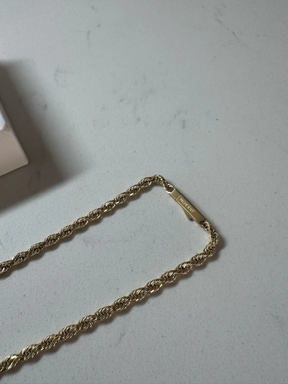 JAXXON Gold Rope Chain Necklace - Men